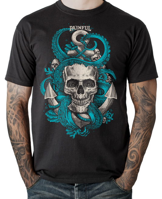 T shirt OctoSkull: M