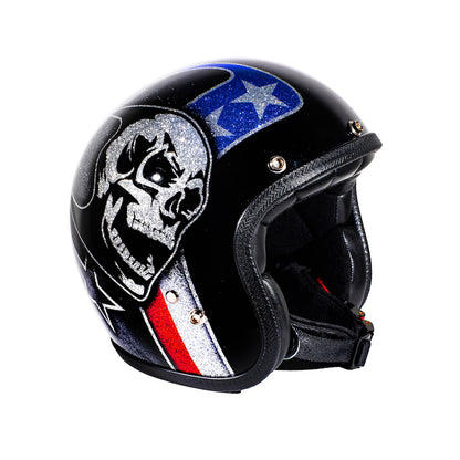 CASQUE JET CAPTAIN AMERICA 70'S SEVENTIES